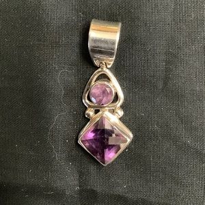 New amethyst pendant
